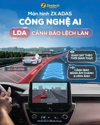 màn hình zestech zx adaz+ bản giới hạn
